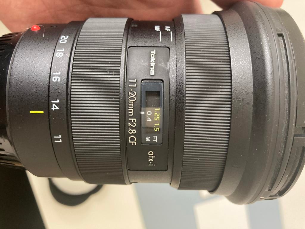 Tokina ATX-i 11-20mm F2.8 CF Groothoeklens Canon, Audio, Tv en Foto, Fotografie | Lenzen en Objectieven, Ophalen of Verzenden