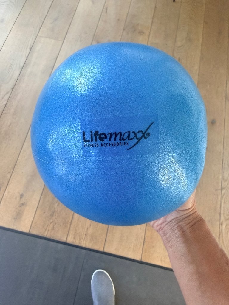 Pilates ballen blauw, Ophalen of Verzenden, Zo goed als nieuw, Overig