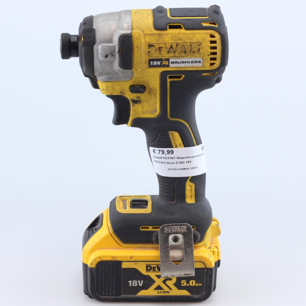 Dewalt DCF887 Slagschroevendraaier 2023 Incl Accu 5.0Ah 18V, Dewalt, Zo goed als nieuw, Support@dewalt.com, 701 E. Joppa Road
Towson, MD 21286
USA