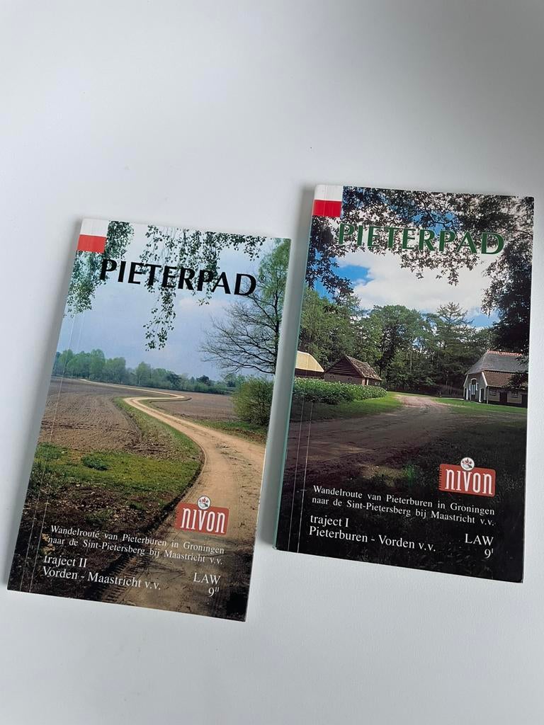 wandelgids Pieterpad (beide) traject I & II, 1999 & 2001 5e, Boeken, Fiets- of Wandelgids, Benelux, Ophalen, Gelezen