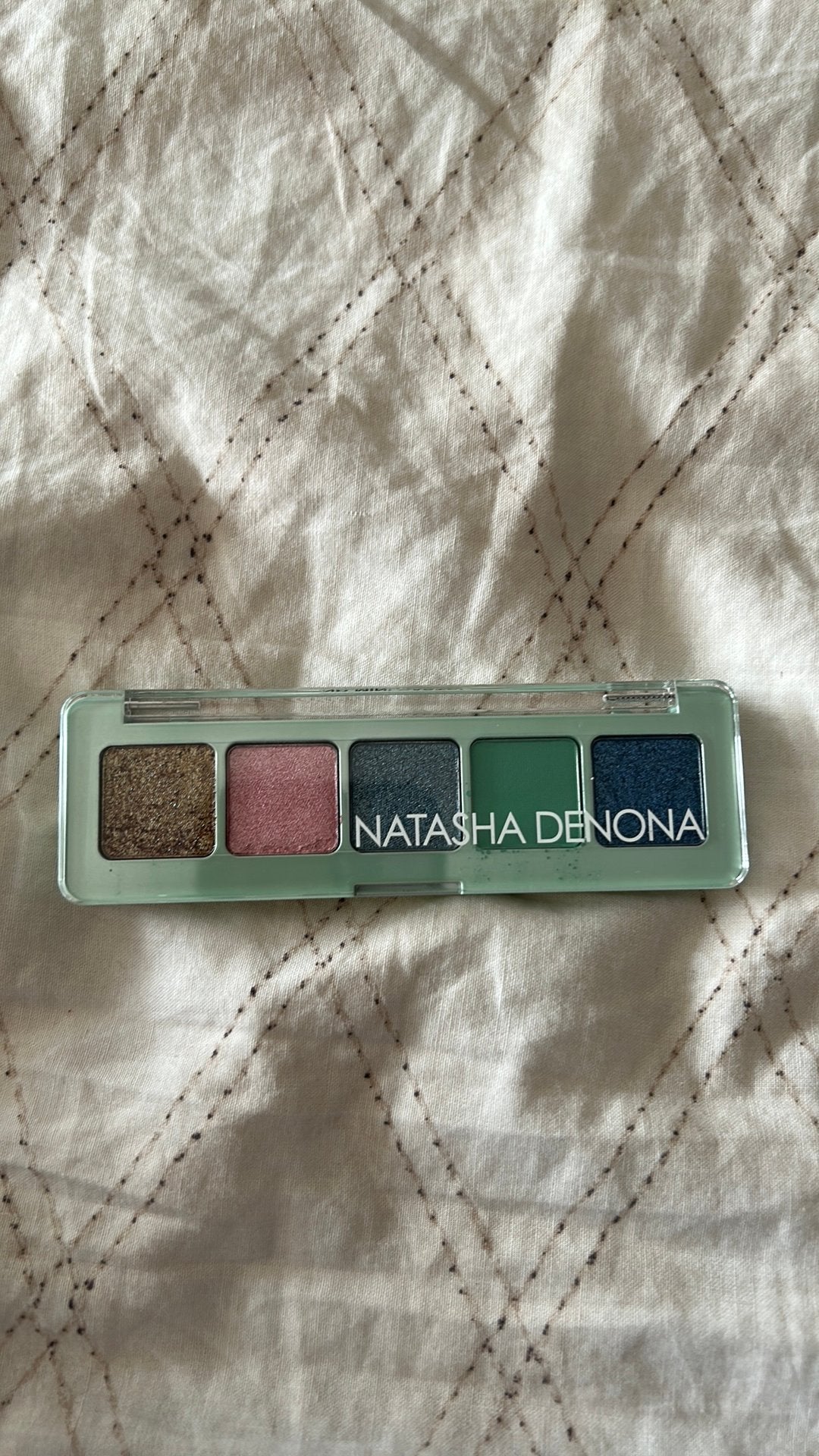 Natasha denona mini pastel oogschaduw palette, Ophalen of Verzenden, Zo goed als nieuw, Ogen