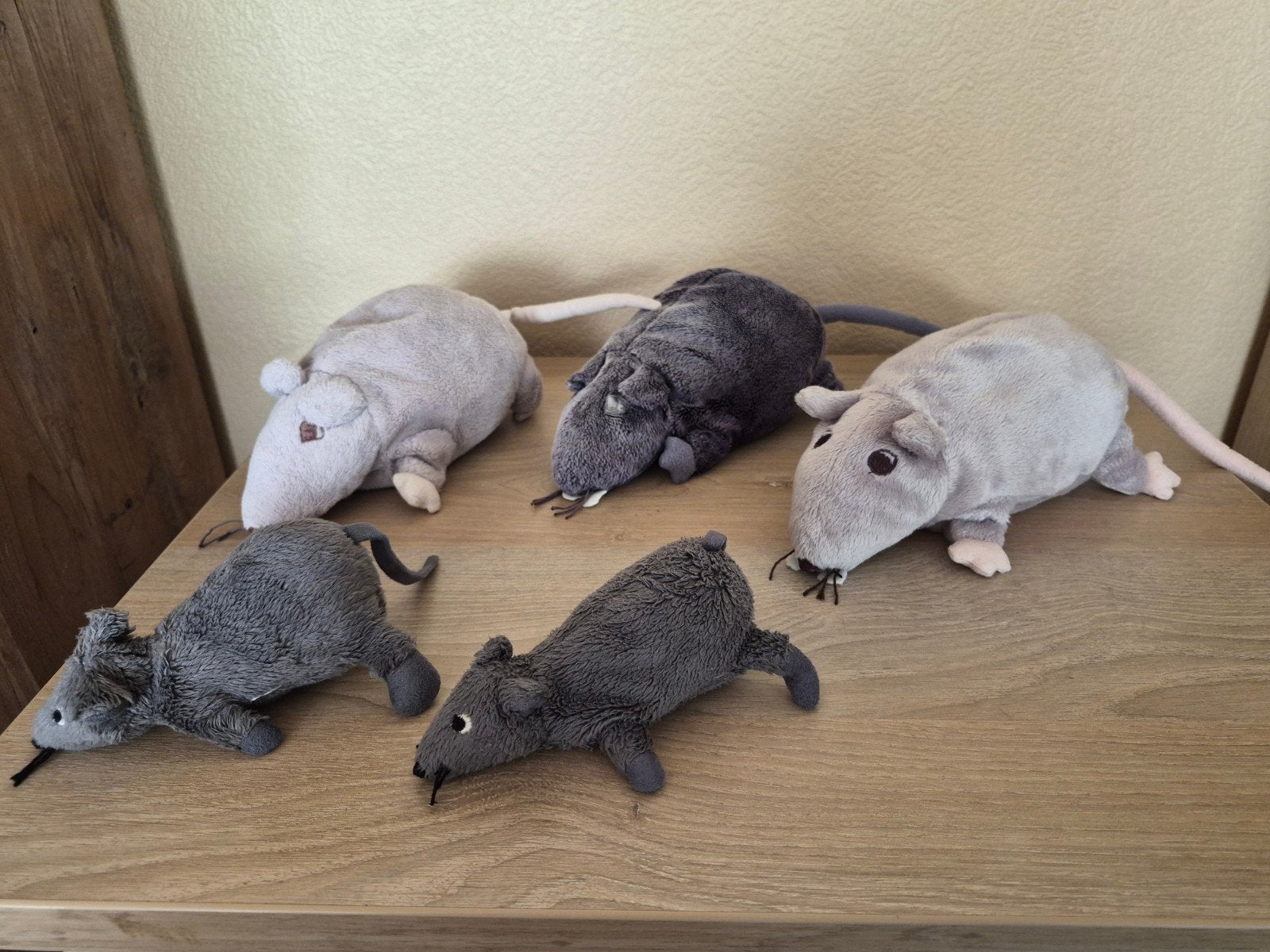 Ratten knuffels., Kinderen en Baby's, Ophalen of Verzenden, Zo goed als nieuw, Overige typen