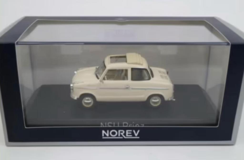 NSU Prinz II 1959 Beige NOREV schaal 1/43 ref. 831019, Verzenden, Nieuw, Auto, Norev