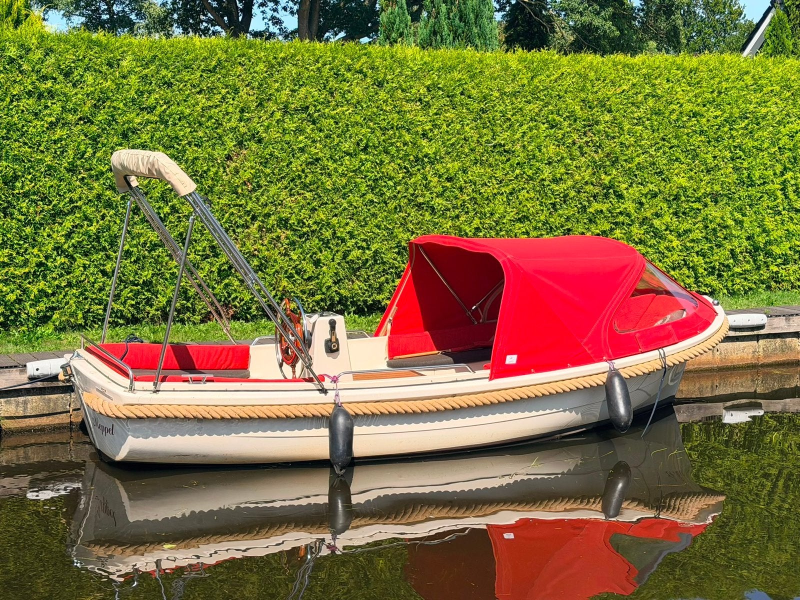 Adel sloep 530 / Vetus diesel motor/ Complete Sloep, Ophalen of Verzenden, Zo goed als nieuw, Diesel, Buiskap