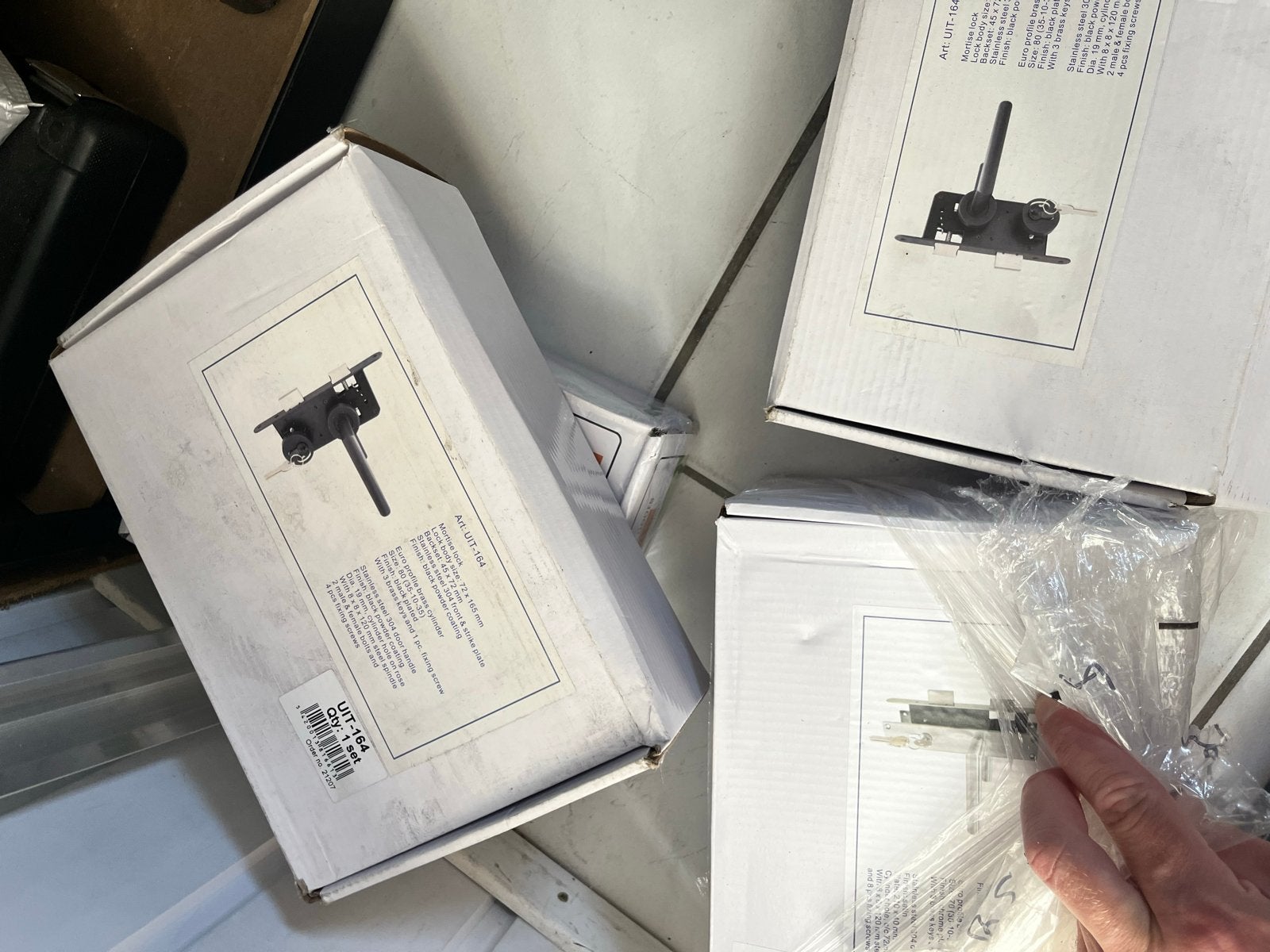 3x Nieuwe complete tuinpoort sloten met sleutel – UT-164, Ophalen, Nieuw, Slot