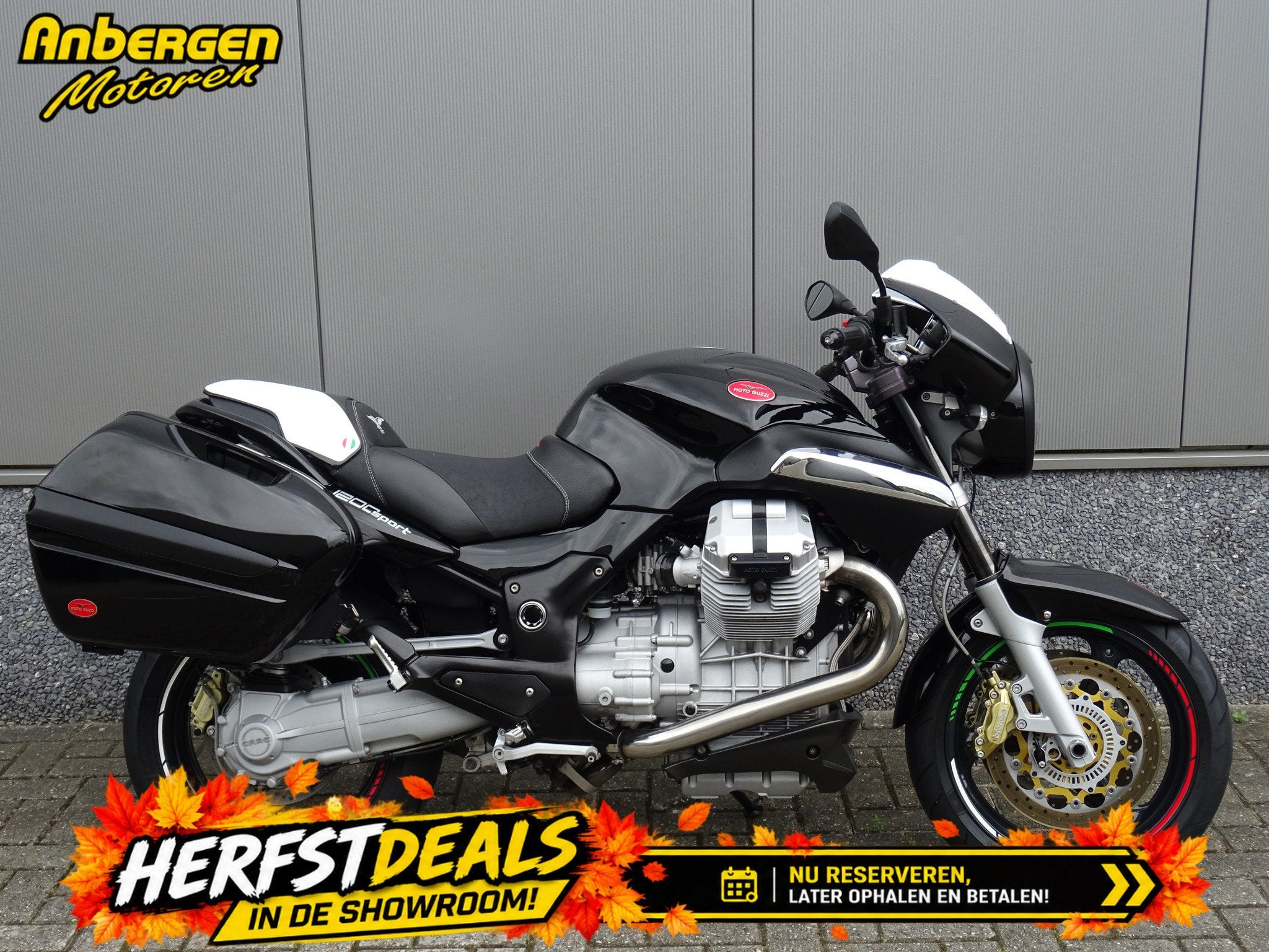 Moto Guzzi SPORT 1200 ABS (bj 2008), Motoren, Sport, 1200 cc, Gebruikt, Bedrijf