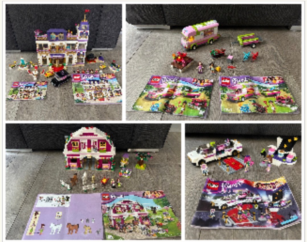 Lego Friends sets 4x, Gebruikt, Lego, Friends, Ophalen of Verzenden