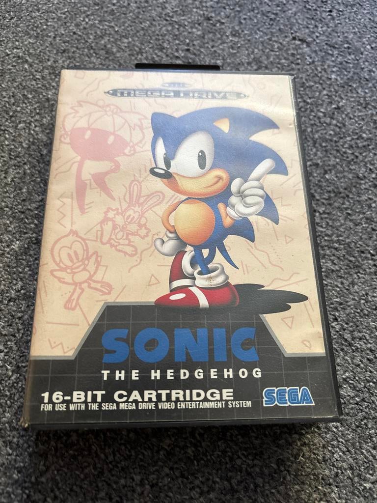 Sonic The Hedgehog - Sega Mega Drive (1991), Spelcomputers en Games, Games | Sega, Gebruikt, 1 speler, Ophalen of Verzenden, Vanaf 3 jaar