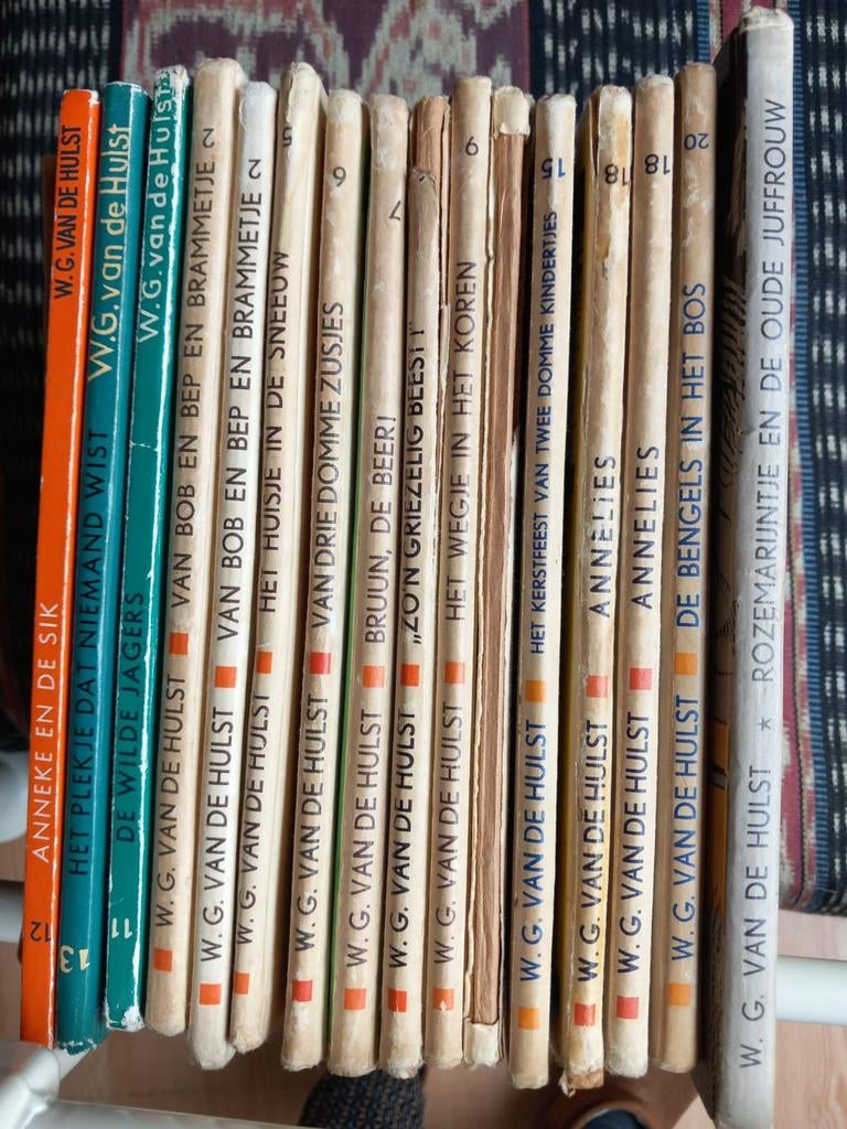 Reeks antieke Van der Hulst kinderboekjes, Boeken, Ophalen of Verzenden