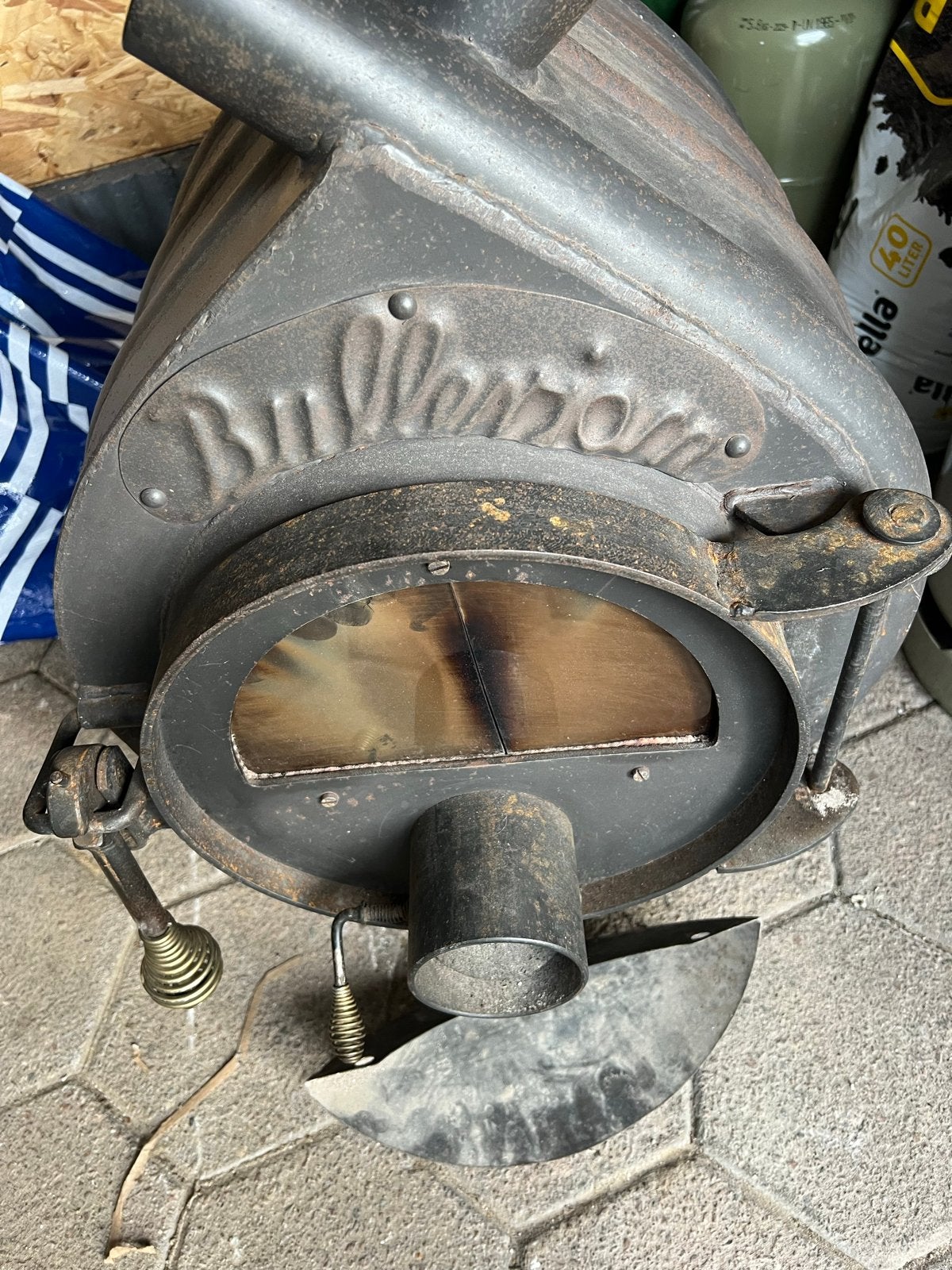 Bullerjan 6kW Houtkachel - Goede Conditie, Ophalen of Verzenden, Gebruikt, Vrijstaande haard, Houthaard