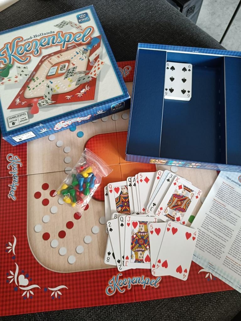 Oud-Hollands Keezenspel - Familiespel, Hobby en Vrije tijd, Gezelschapsspellen | Bordspellen, Vijf spelers of meer, Ophalen of Verzenden