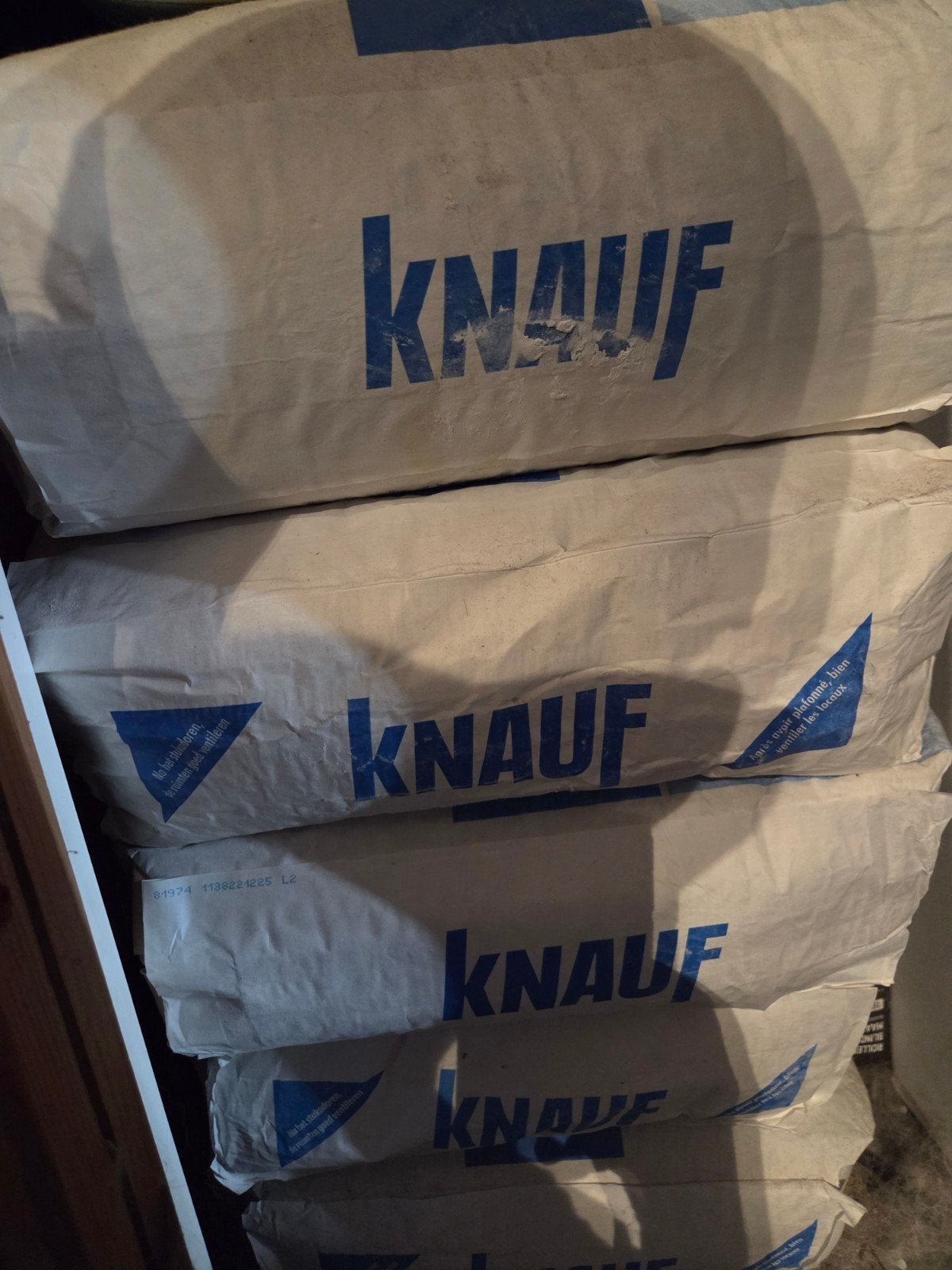 Knauf MP75 stuc 5x  25KG, Ophalen, Nieuw