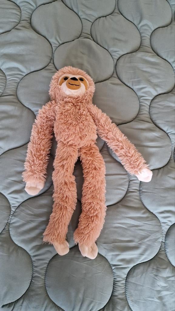 Luiaard knuffel, Ophalen of Verzenden, Zo goed als nieuw, Bruin, Overige typen