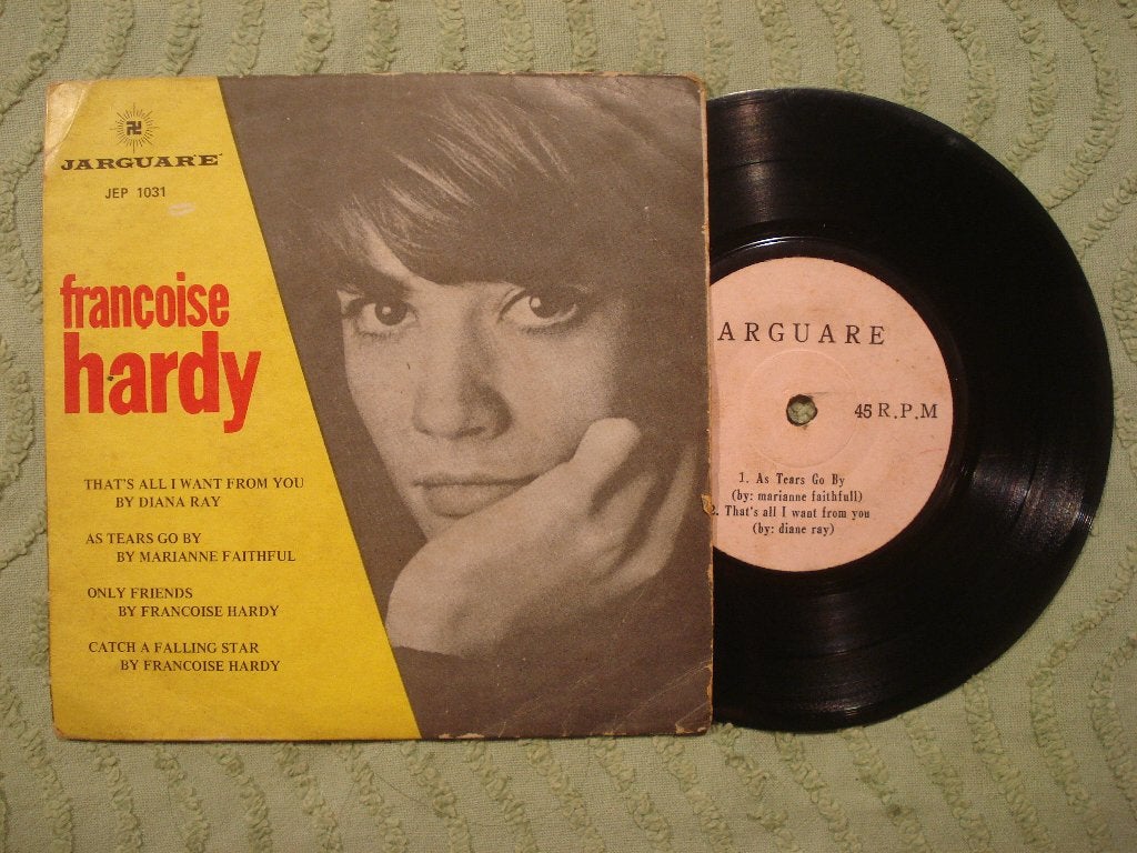 Françoise Hardy 7" Vinyl EP: ‘Only friends’ (Maleisië), Gebruikt, 7 inch, Ophalen of Verzenden, EP