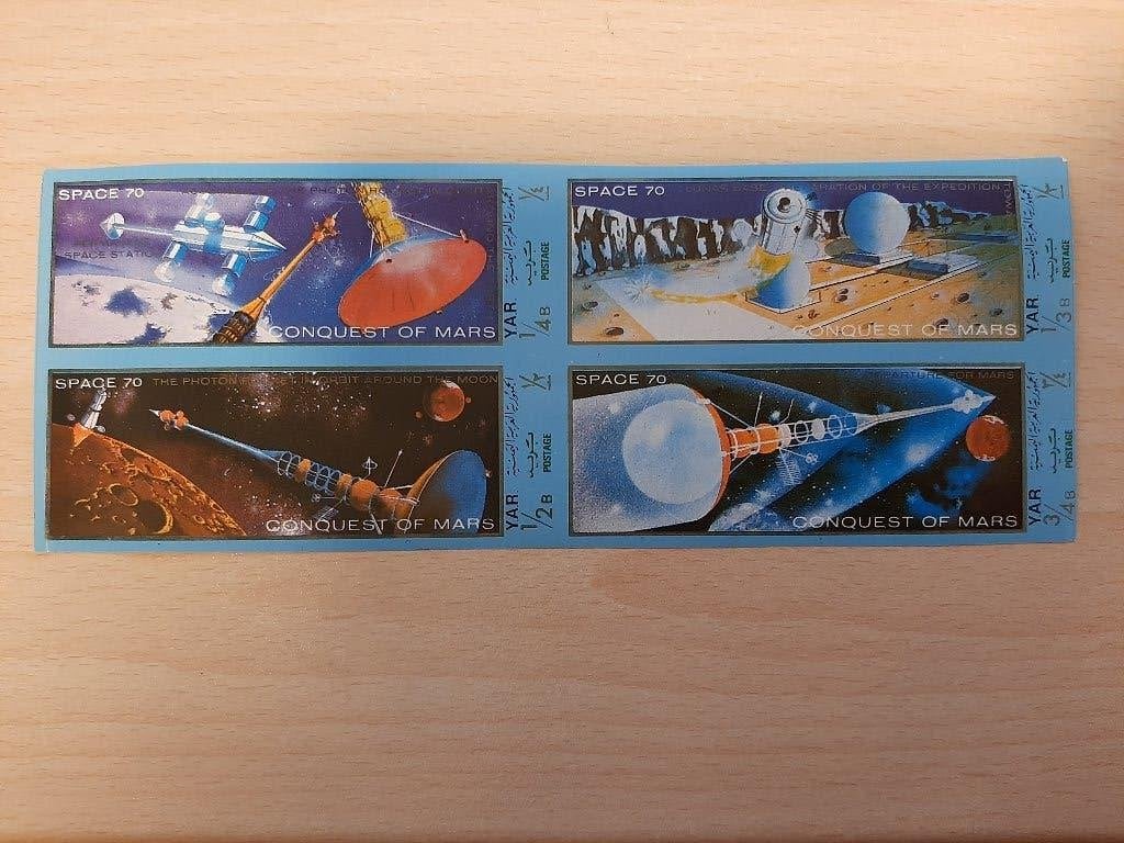 Ruimtevaart Space 70 Mars, Verzenden, Postfris, Overige thema's