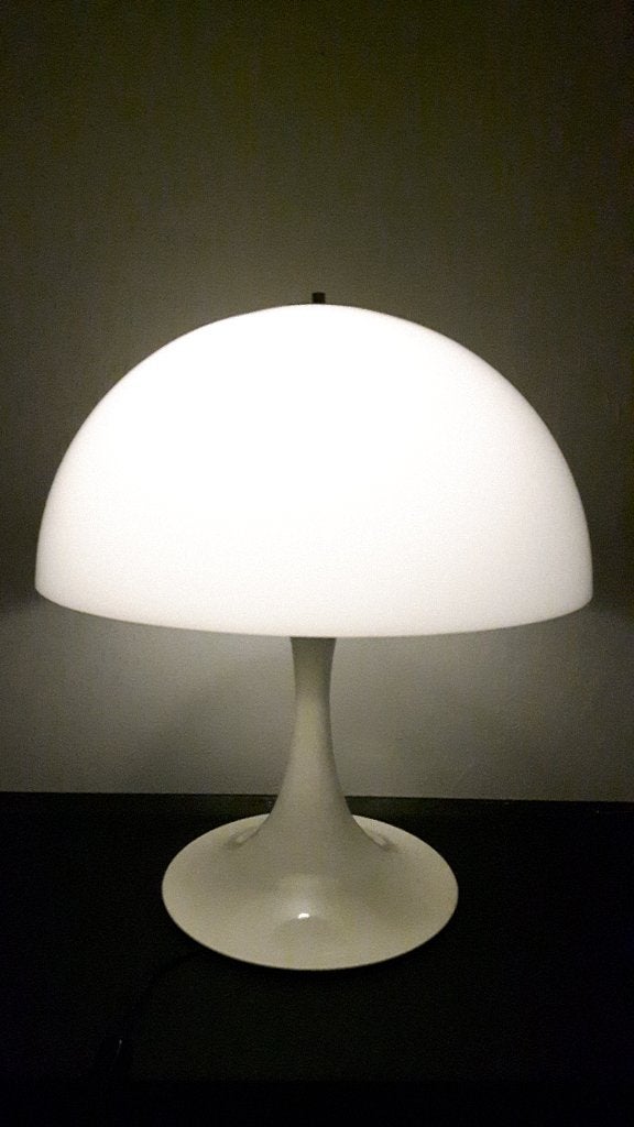jaren '70 Mushroom Raak / vloerlamp / tafellamp, Ophalen, Met schakelaar, Gebruikt, Paddenstoellamp