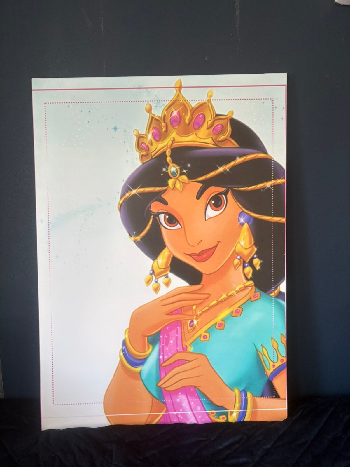 Jasmine van aladin poster, Ophalen, Film, Hout, Op houten frame