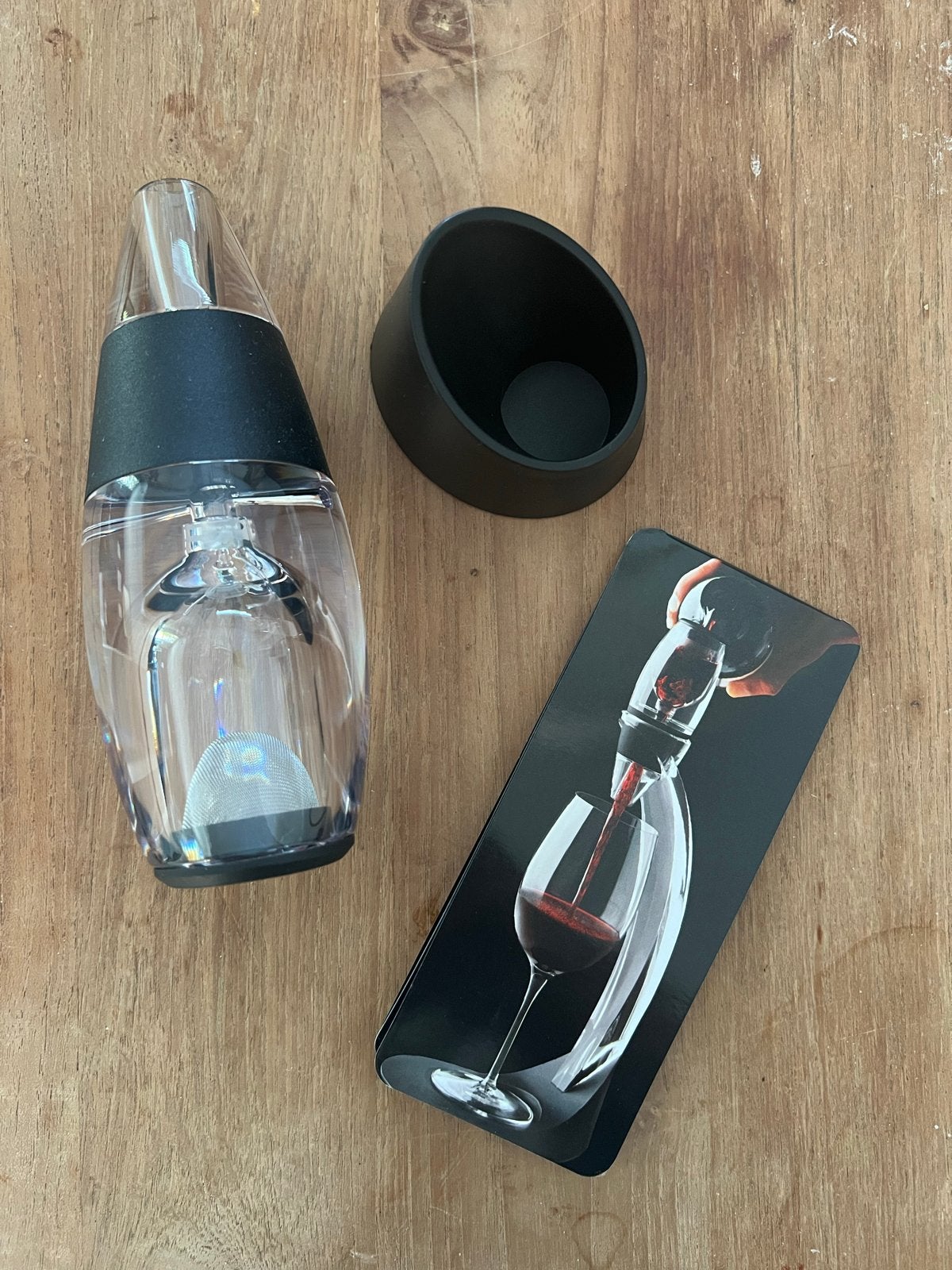 Magic Decanter Deluxe Aerator Set - Wijn Beluchter, Overige typen, Kunststof, Nieuw, Ophalen of Verzenden