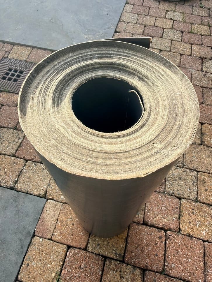 Restpartij Stucloper – ca. 50 cm breed, Dikke rol  5 cm, Ophalen, Zo goed als nieuw, 15 m² of meer, Folie