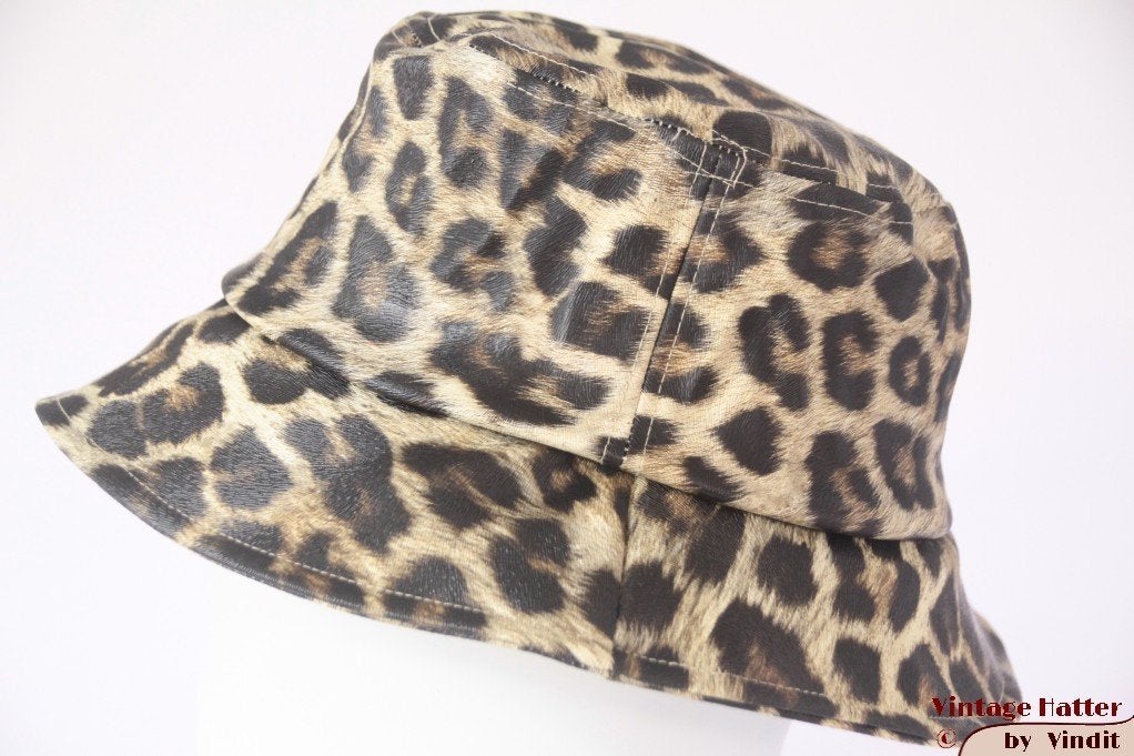 Visserhoed Buckethat Hawkins beige bruin luipaardprint 57, 56 of 57 cm (M, 7 of 7⅛ inch), Hoed, Hawkins, Nieuw