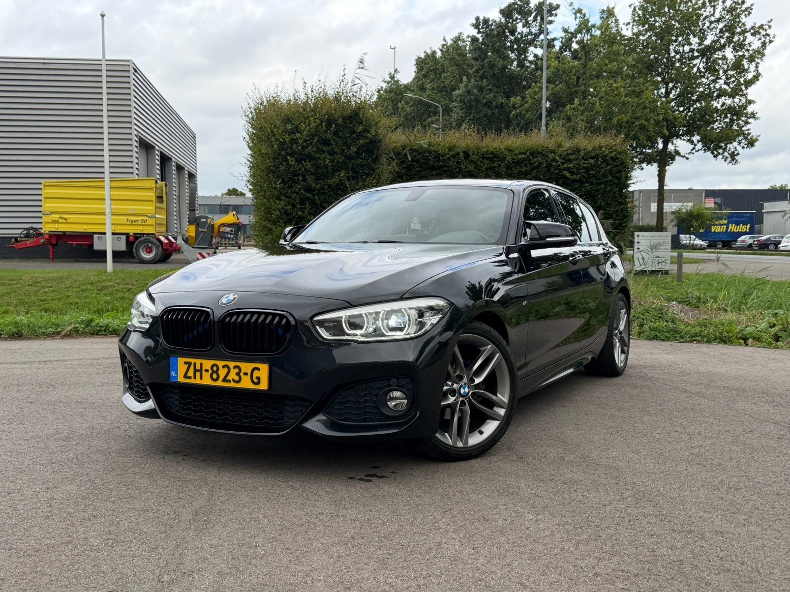 BMW 1-Serie 118i M pakket 2019, Auto's, BMW, Zwart, Bedrijf, 650 kg, 3 cilinders