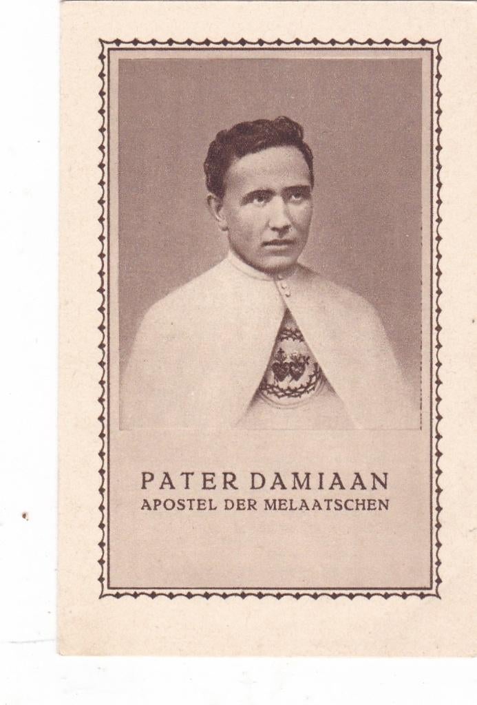 PATER DAMIAAN  1840-1889, Verzenden, Bidprentje