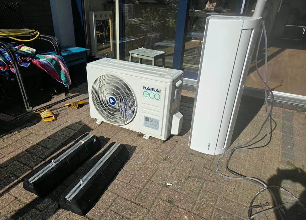 Kaisai airco koelen en verwarmen, Ophalen, Koelen en Ontvochtigen, 3 snelheden of meer, Afstandsbediening