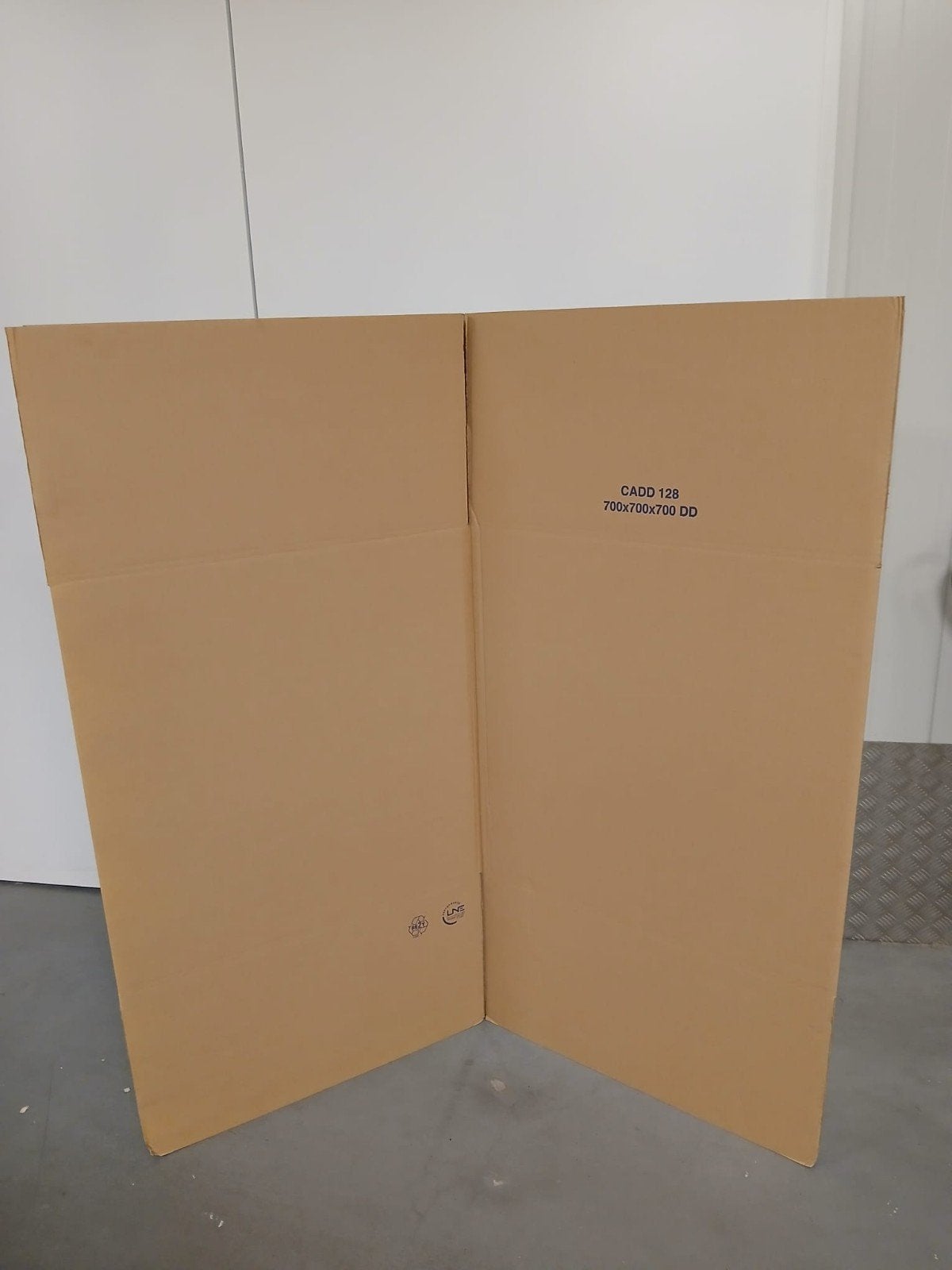 2x nieuwe dubbele golf kartonnen doos 70x70x70 cm, Ophalen, Doos, Opvouwbaar, 60 cm of meer