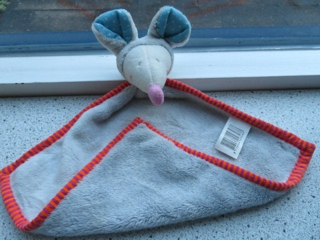 Knuffeldoek muis muisje merk ZD Trading Action, Muis, Met geluid, Grijs, Ophalen of Verzenden
