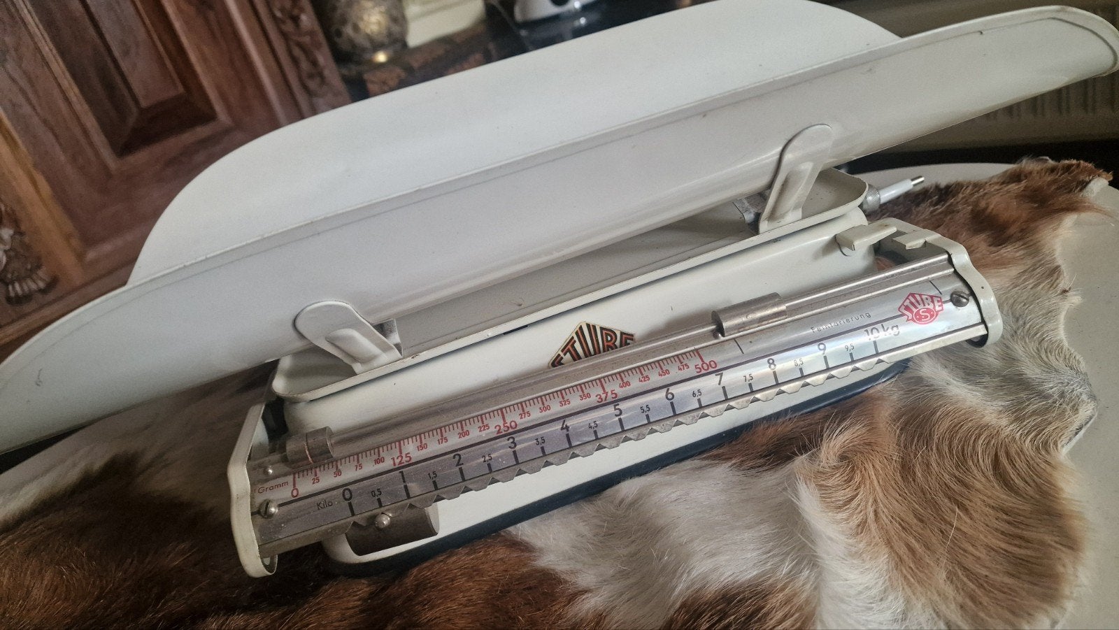 Vintage Stube Babyweegschaal - Gebruikt, Ophalen