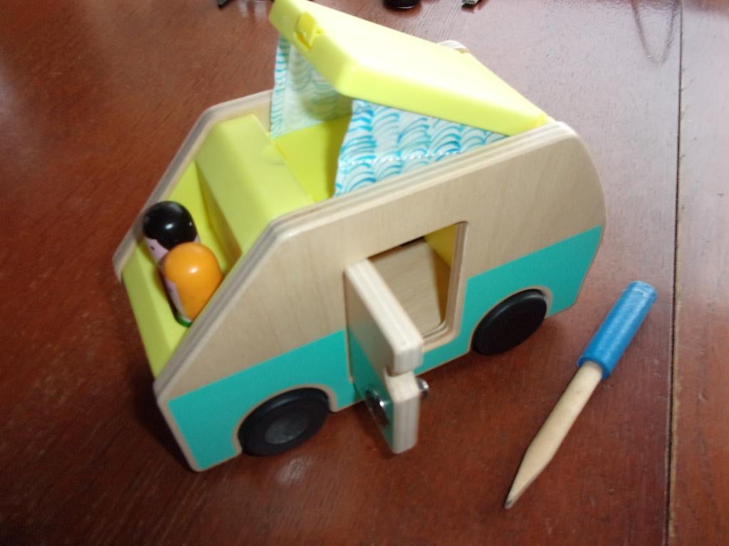 NIEUW Houten CAMPER, compleet, Ophalen of Verzenden, Nieuw, Overige typen