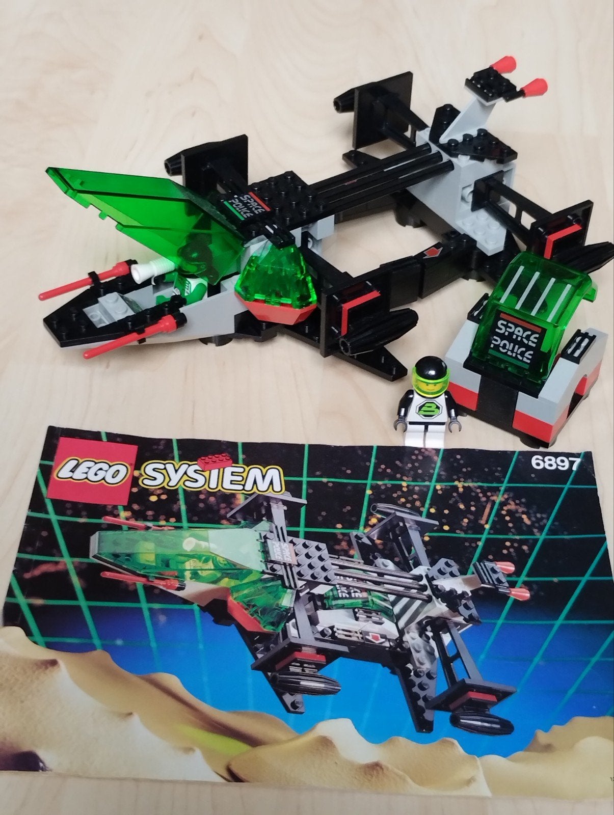 Lego System Space Police 6897 Rebel Hunter, Compleet, Gebruikt, Lego, Ophalen of Verzenden