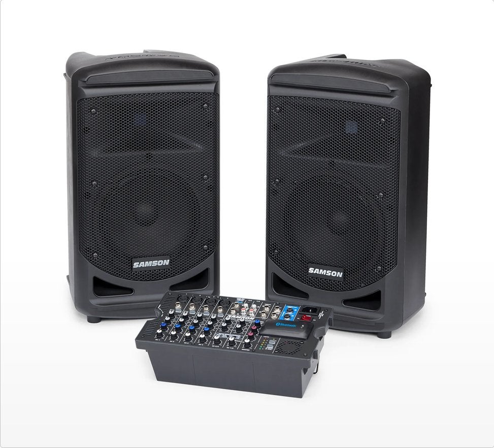 Samson XP800 PA set, Speakerset, Nieuw, Ophalen, 150 watt of meer