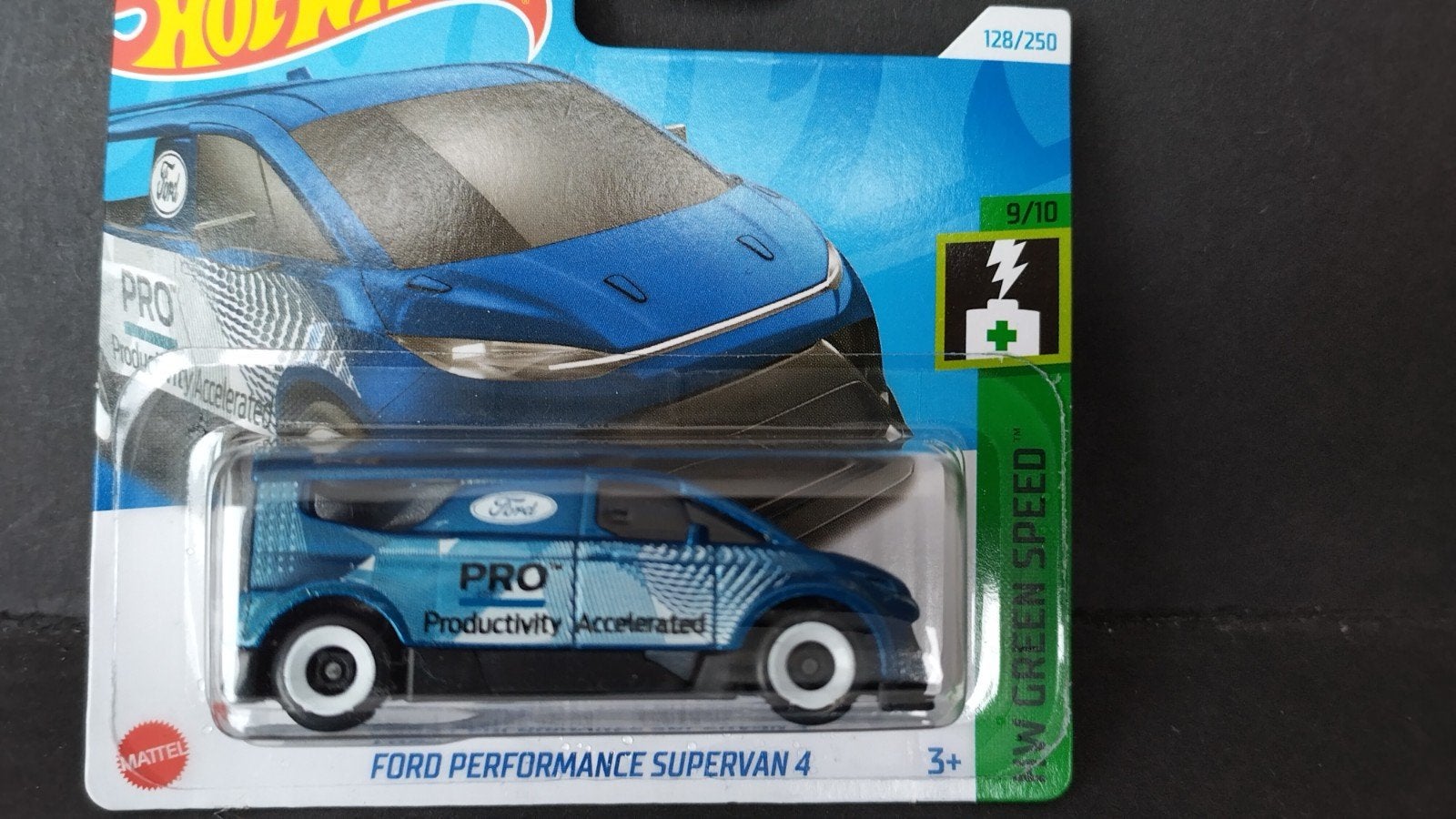 Ford Transit Performance Supervan 4 Blauw Hot Wheels Pol, Auto, Verzenden, ., Nieuw