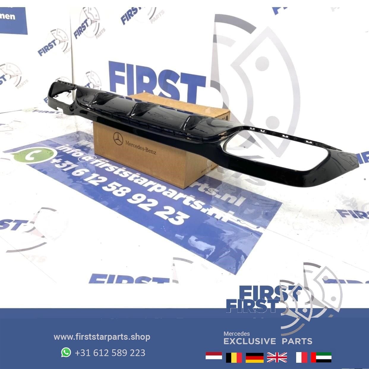 W213 E63 S E KLASSE PRE-FACELIFT E63S AMG DIFFUSER 2016-2019, Auto-onderdelen, Gebruikt, -, Ophalen of Verzenden, -