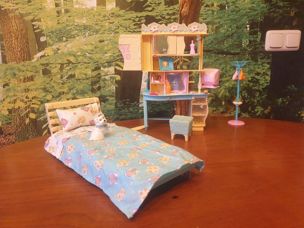 barbie all around home bedroom playset 2000 Mattel, Ophalen of Verzenden, Gebruikt