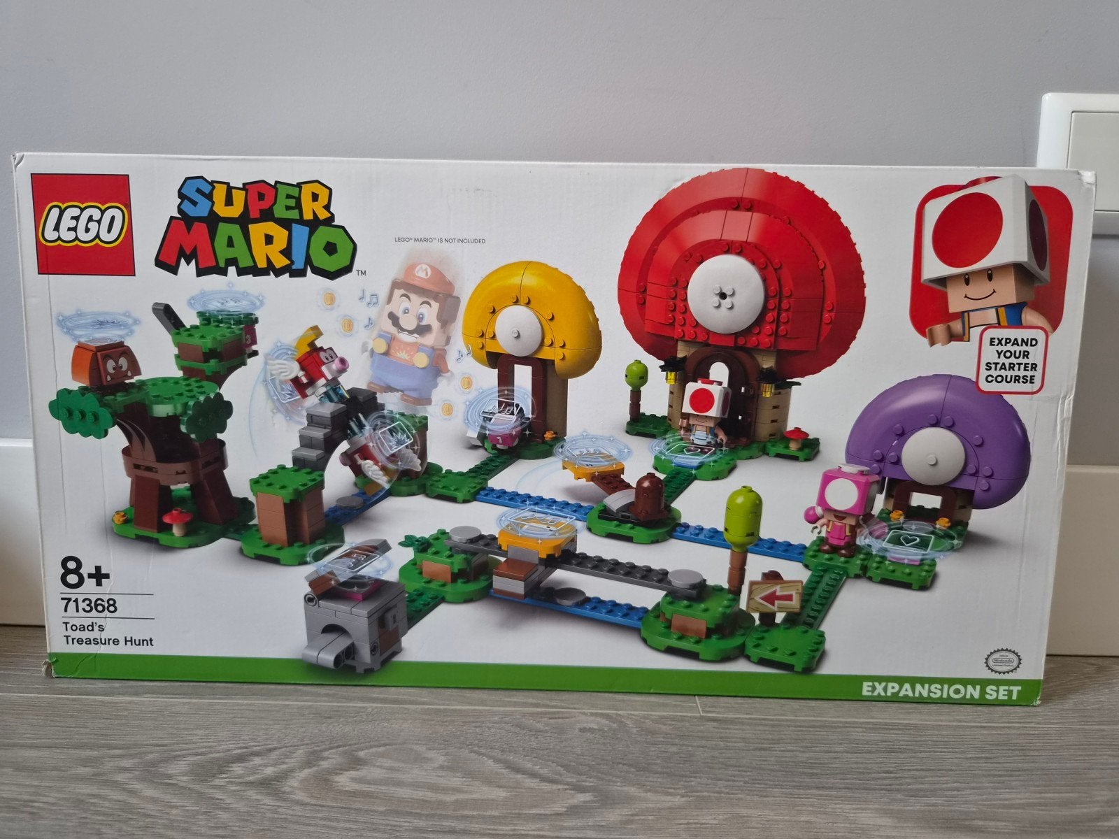 LEGO Super Mario 71368 Toad's Treasure Hunt, Ophalen of Verzenden, Zo goed als nieuw, Overige merken