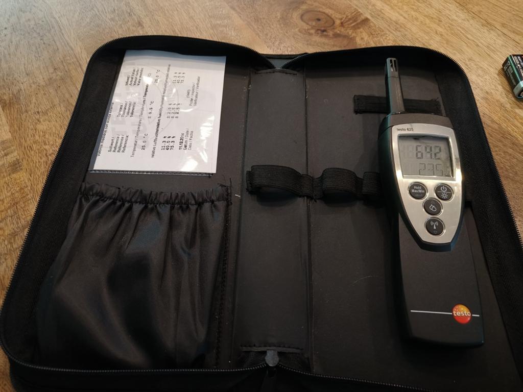Testo 625 Thermohygrometer, Doe-het-zelf en Verbouw, Meetapparatuur, Ophalen of Verzenden