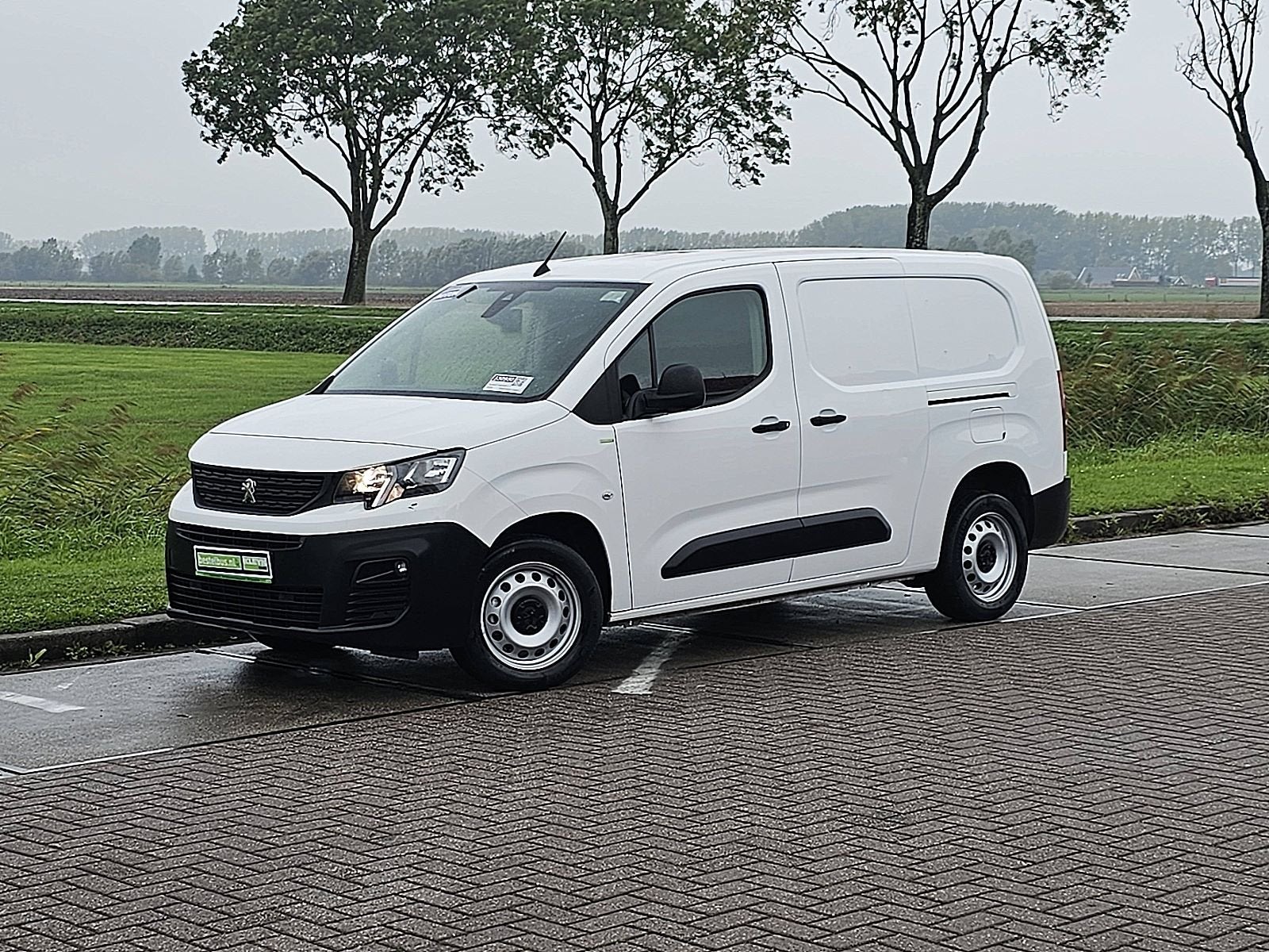 PEUGEOT PARTNER 1.5 L2 ac automaat EURO6 dubbele schuifdeur, Automaat, Gebruikt, Euro 6, Wit