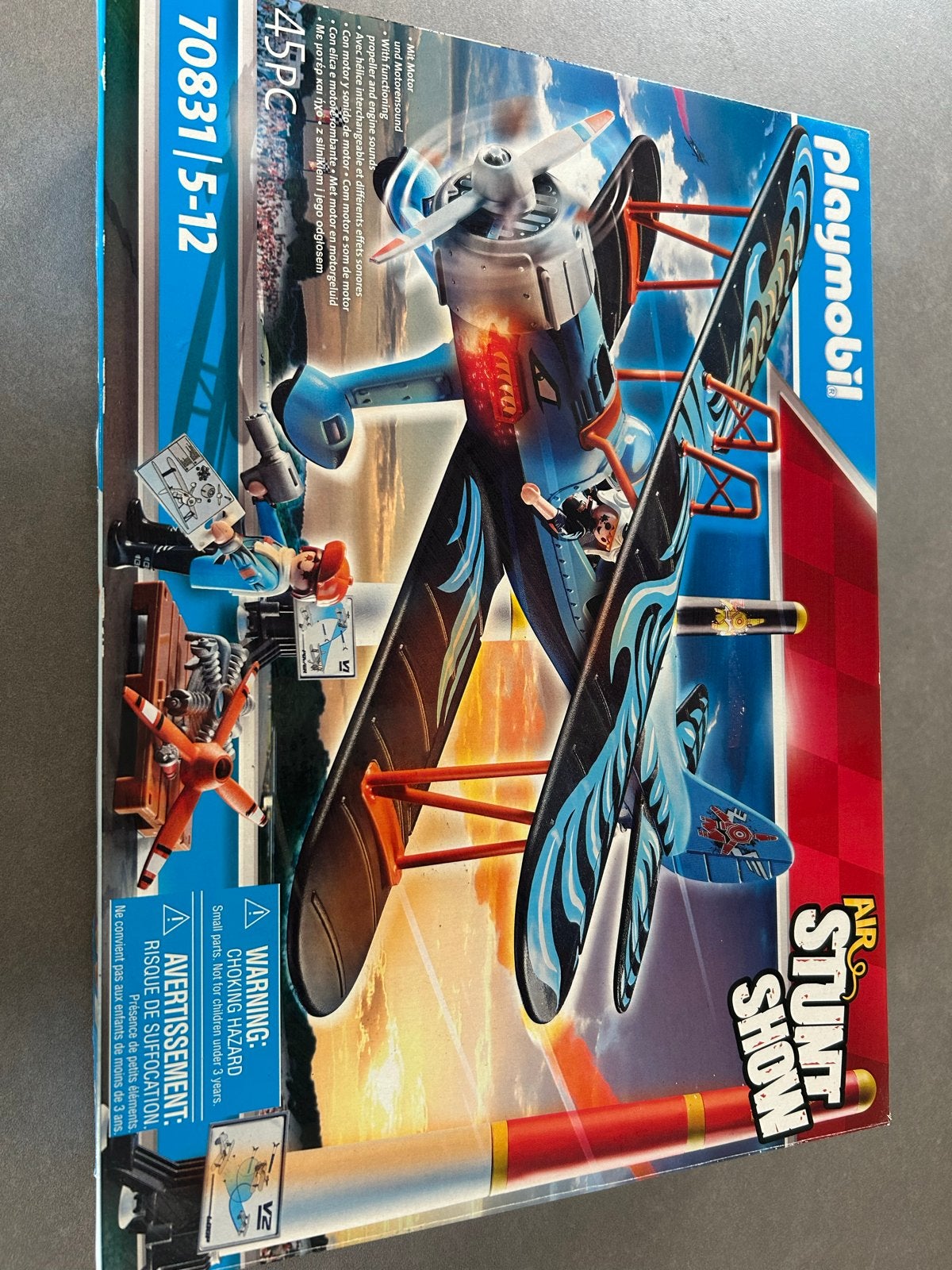 Playmobil Air Stunt Show Biplane 70831, Complete set, Voertuig, Nieuw, Ophalen of Verzenden