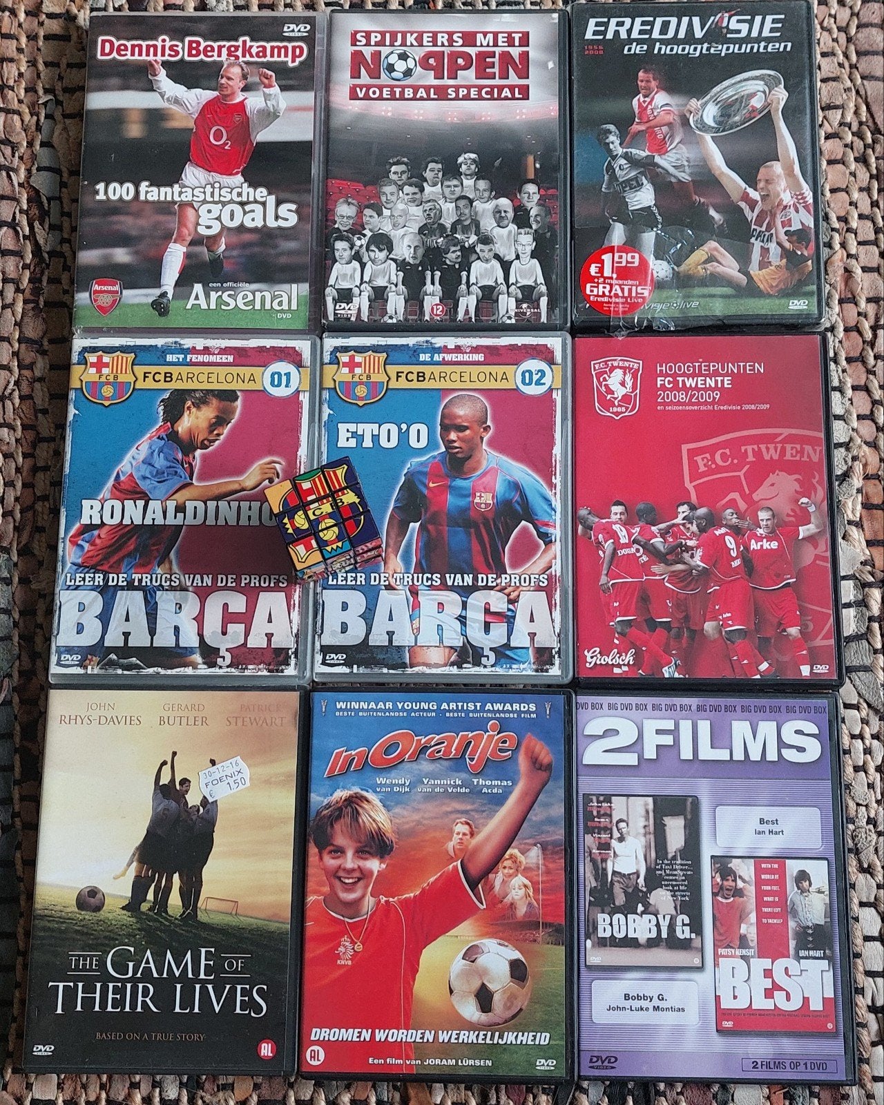 Voetbal DVD's divers, Ophalen of Verzenden, Zo goed als nieuw, Voetbal, Documentaire