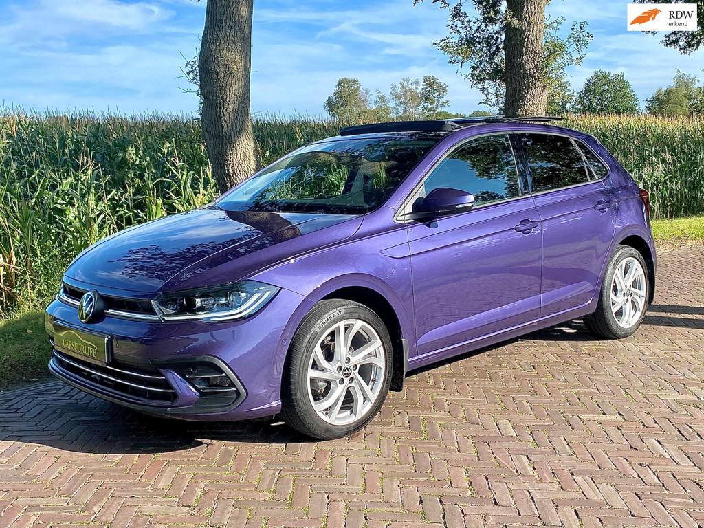 Volkswagen Polo 1.0 TSI Style DSG Pano Beats Keyless Led IQ., Automaat, Gebruikt, Zwart, Overige kleuren