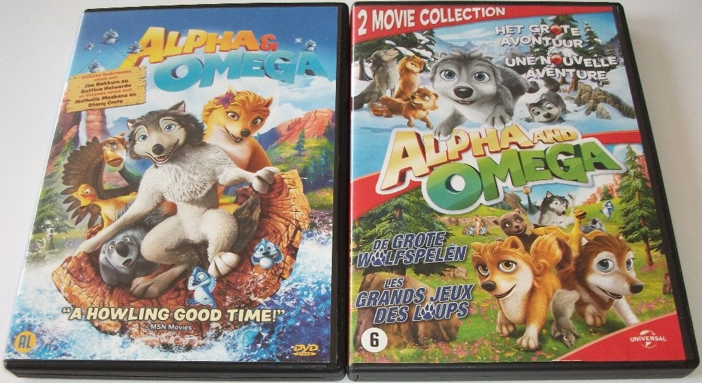 Film-Serie *** ALPHA & OMEGA *** 2 stuks, Cd's en Dvd's, Alle leeftijden, Nederlands, Ophalen of Verzenden, Zo goed als nieuw