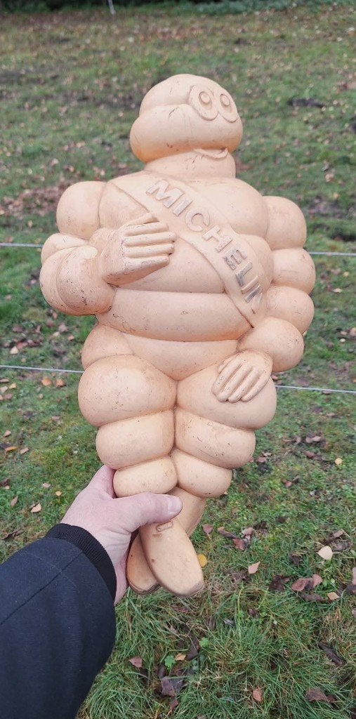 Vintage Michelin truck mascotte, bibendum pop😎, Verzamelen, Gebruikt, ., Overige typen, Ophalen of Verzenden