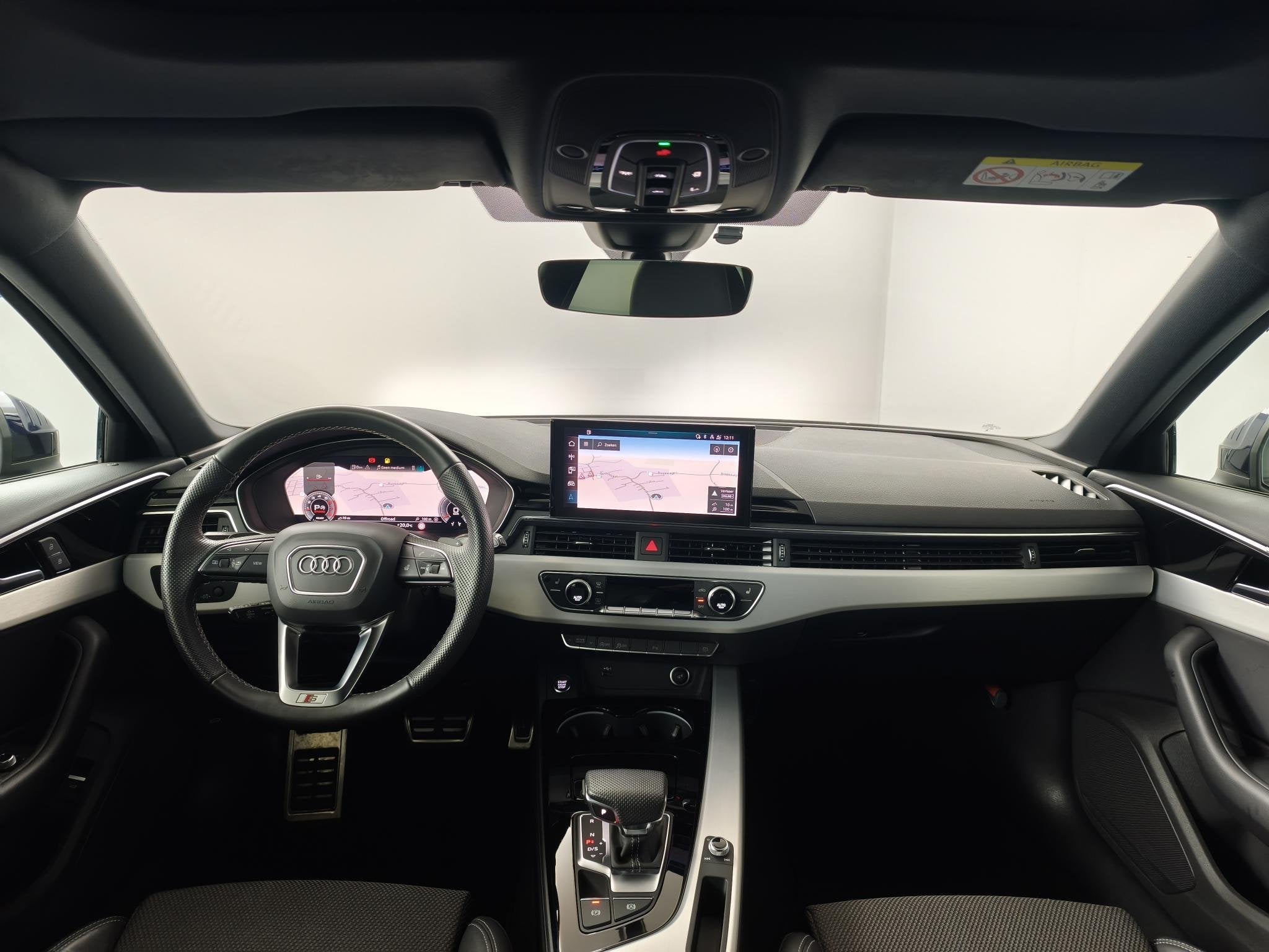 Audi A4 Avant 40 TFSI S edition Competition | Stoelverwarmin, Auto's, Audi, Gebruikt, 4 cilinders, Blauw, Origineel Nederlands