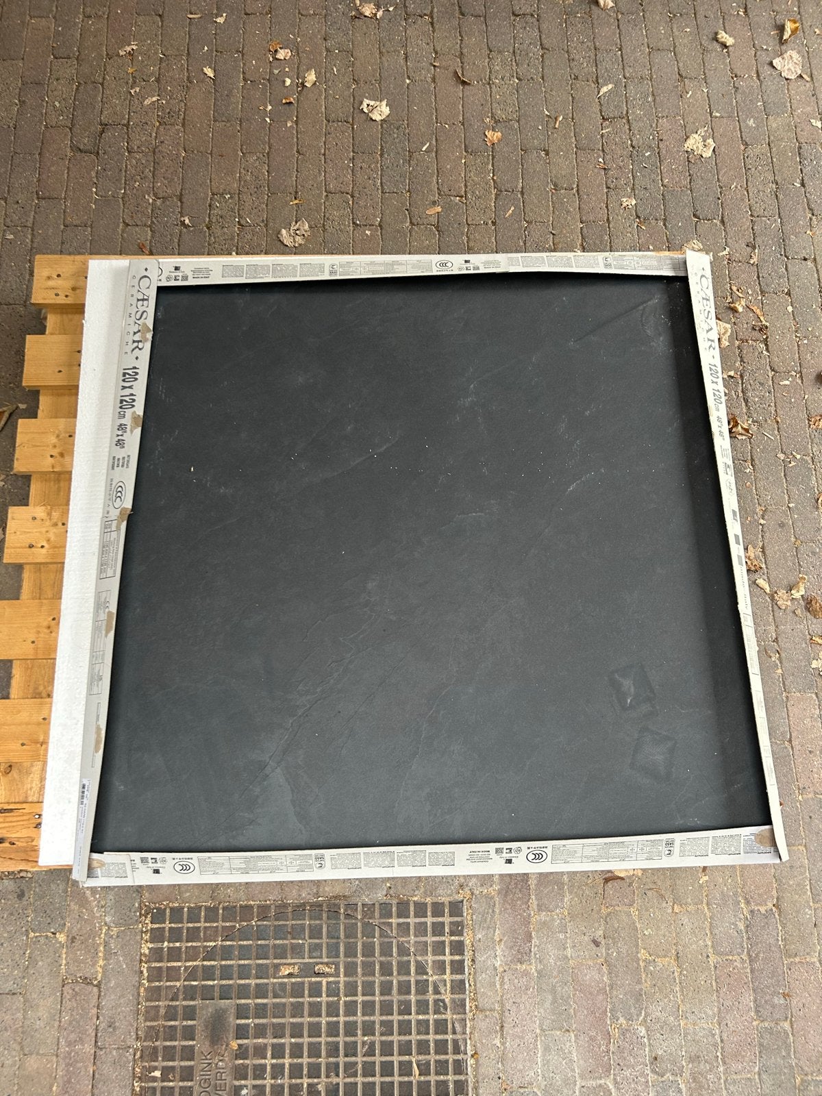 Caesar Slab2 Dark 119,5x119,5 Rett tegel (nieuw), Ophalen, 60 cm of meer, Nieuw, Minder dan 5 m²