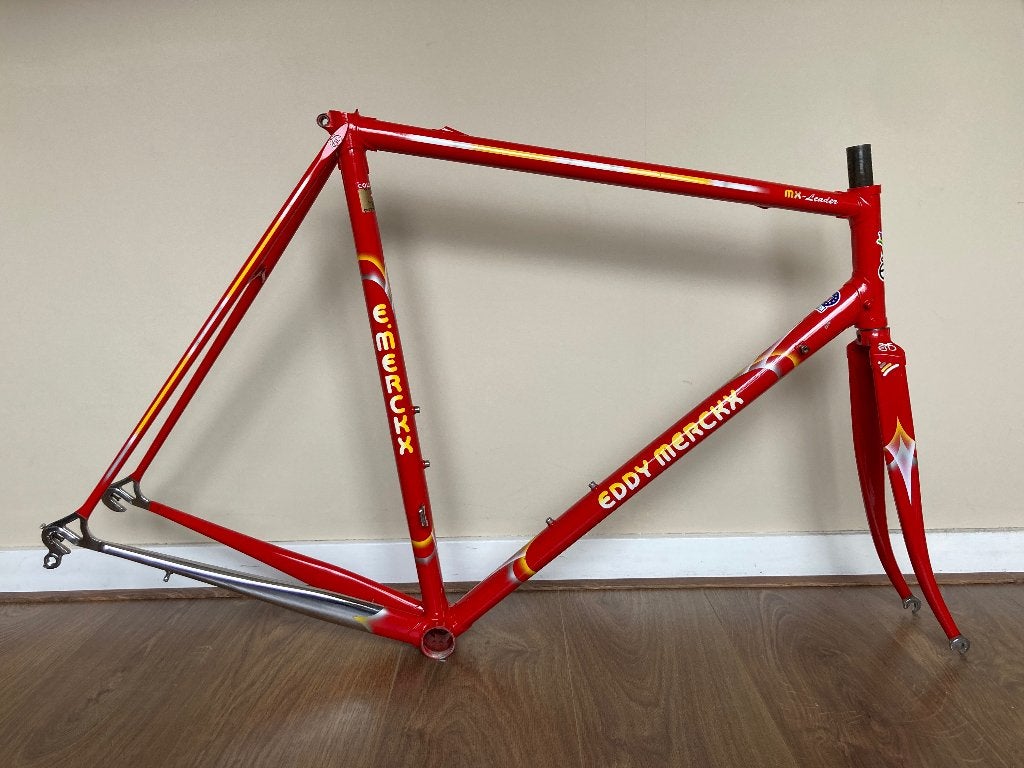 Eddy Merckx MX Leader frame 1997 - 58cm, 28 inch, Staal, Velgrem, Zo goed als nieuw