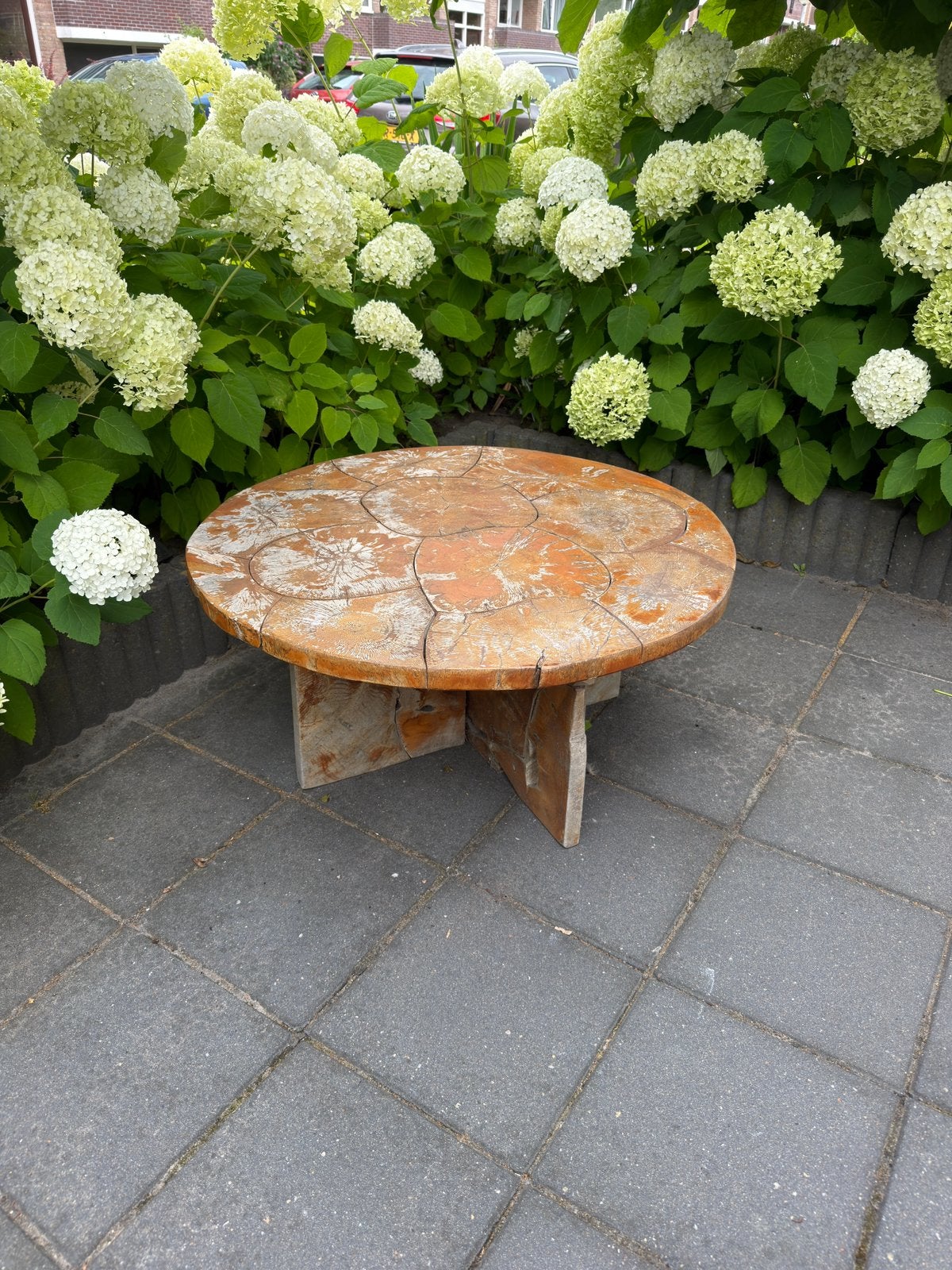 Tafeltje, Overige materialen, Gebruikt, Rond, 55 tot 75 cm