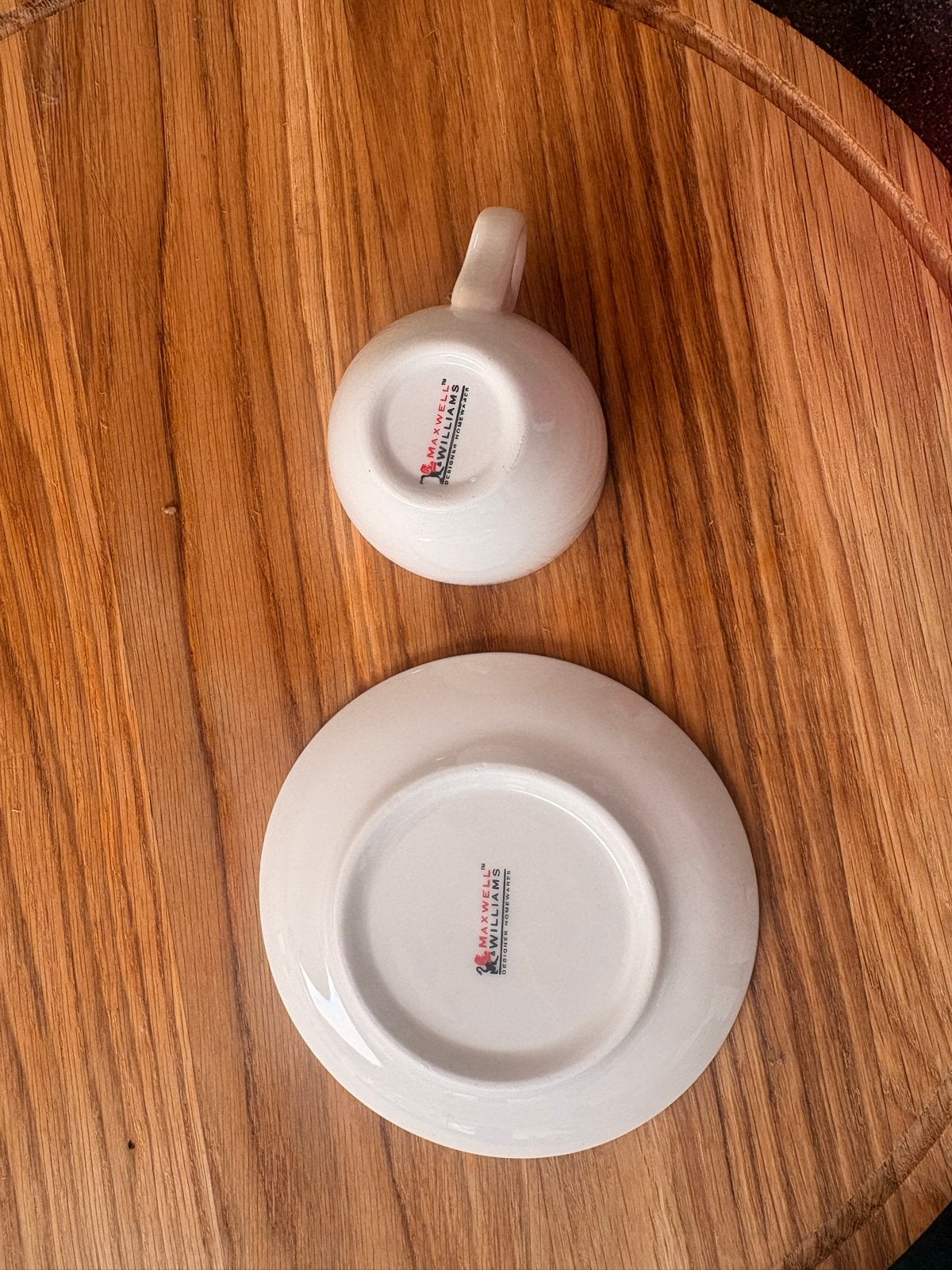 Maxwell & Williams Espresso Kop en Schotel Set (6 stuks), Overige merken, Ophalen of Verzenden, Zo goed als nieuw, Modern