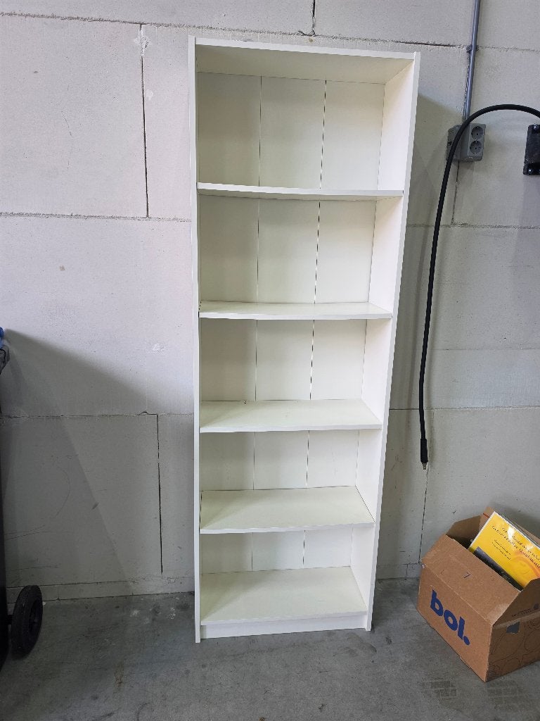 Boekenkast Ikea wit, Ophalen, 50 tot 100 cm, Zo goed als nieuw, 150 tot 200 cm